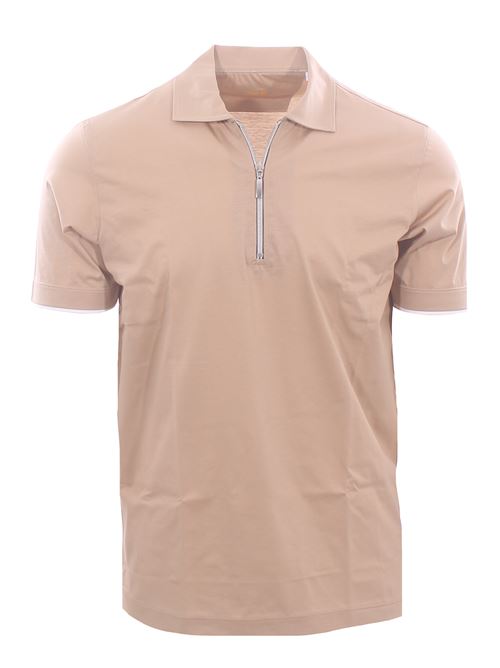 cotton jersey polo with zip MARTIN ZELO | MZ26/01FL07